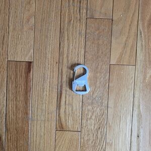 Silver Carabiner Keychain With Bottle Opener